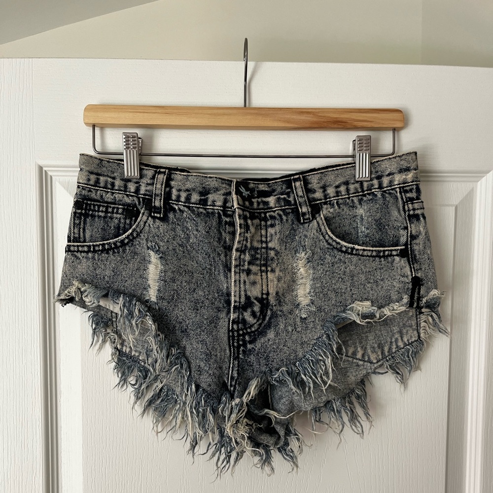 One teaspoon cheeky denim shorts